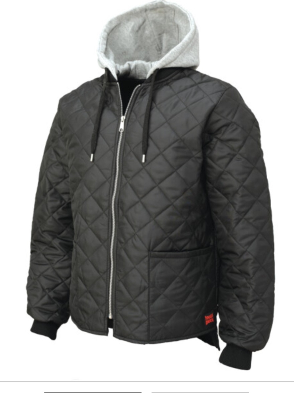 Men's Tough Duck Quilted Hooded Freezer Jacket